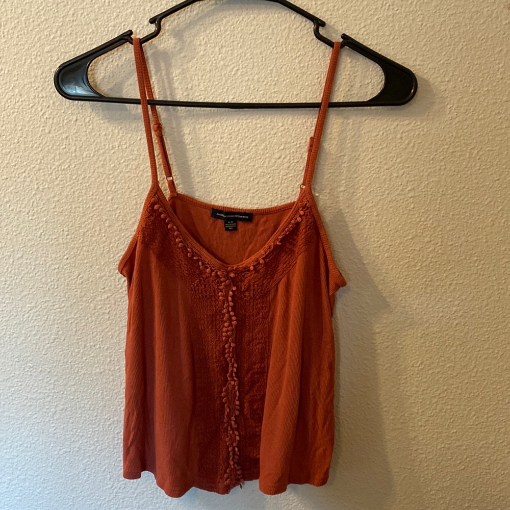 American Eagle boho crop tank top size small